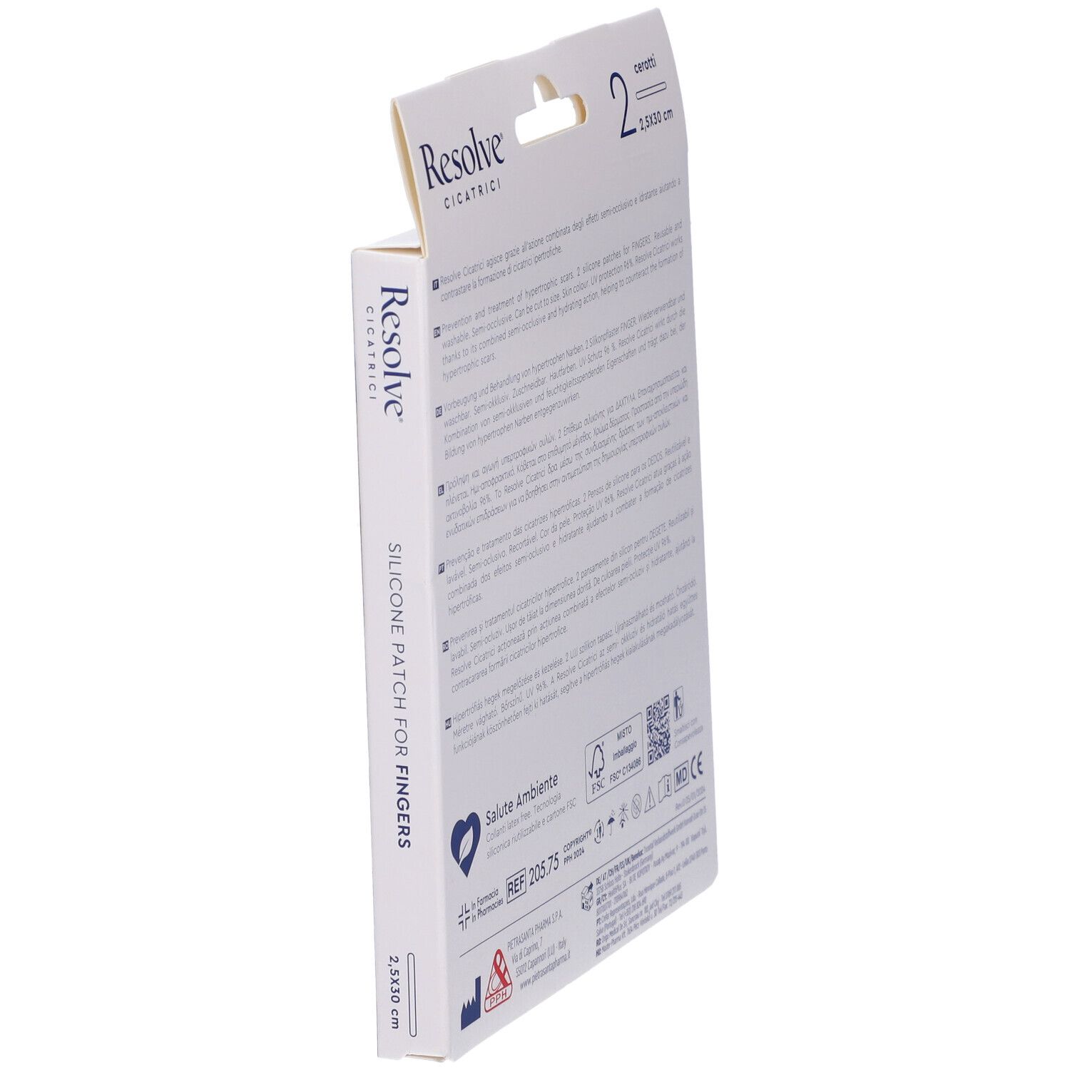 Cerotto Siliconico Dita Master-aid Resolve 2,5x30cm 2 Pezzi