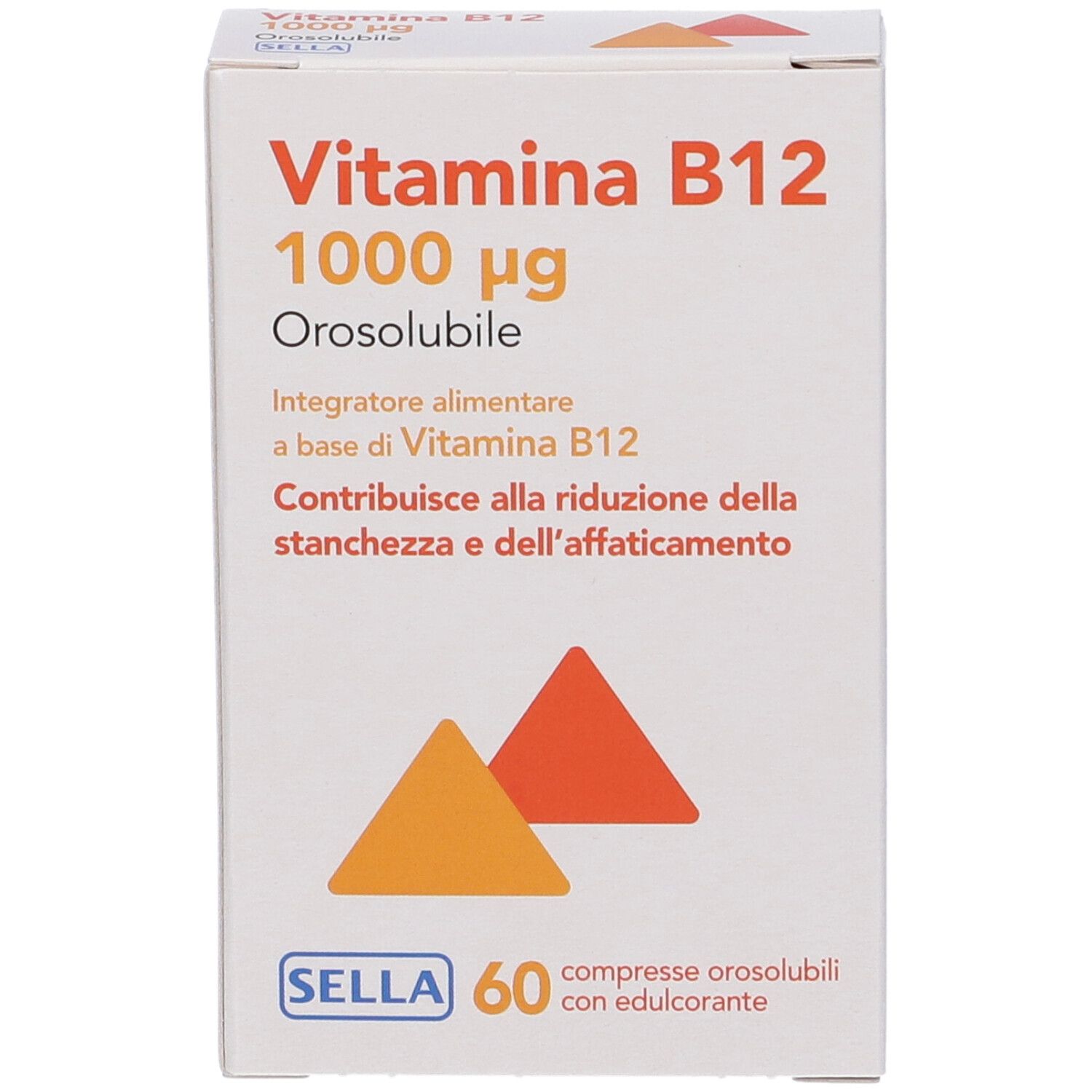 Sella Vitamina B12 1000mcg Compresse Orosolubili