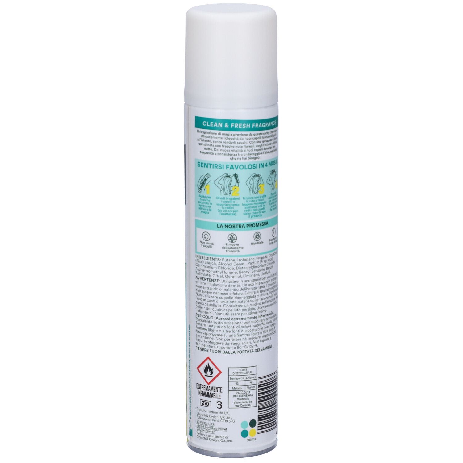 Bellery Original Shampoo Secco