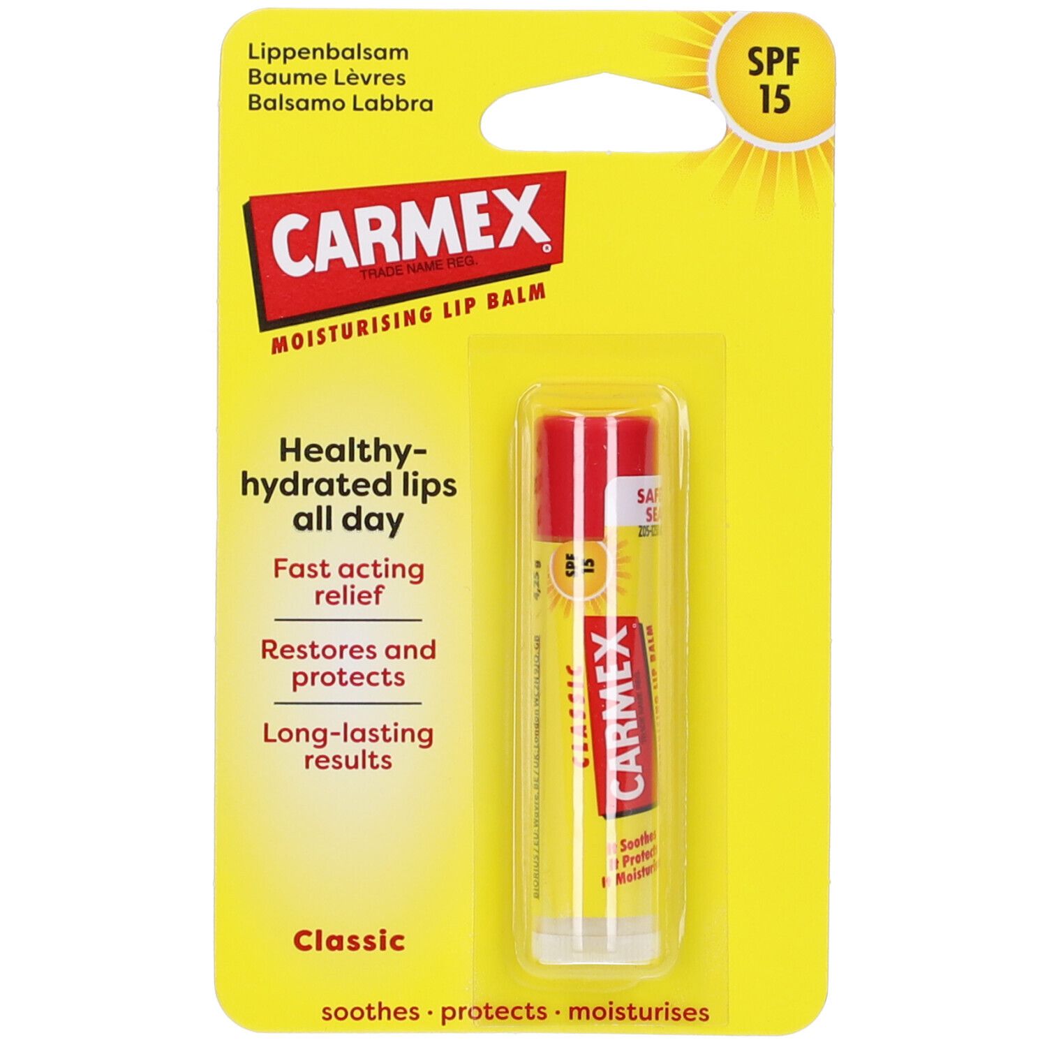 Carmex Balsamo Labbra Classico SPF15