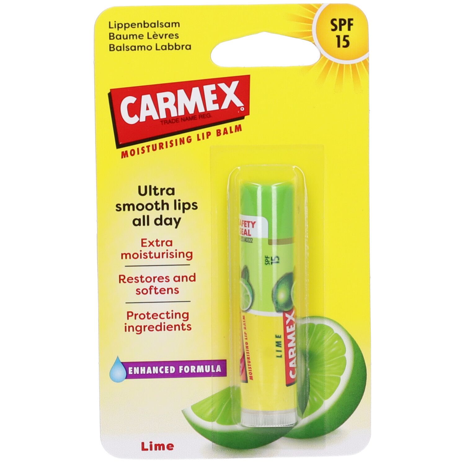 Carmex Balsamo Labbra Lime SPF15