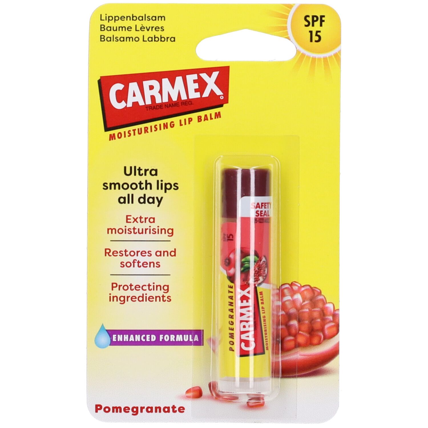Carmex Balsamo Labbra Melograno SPF15