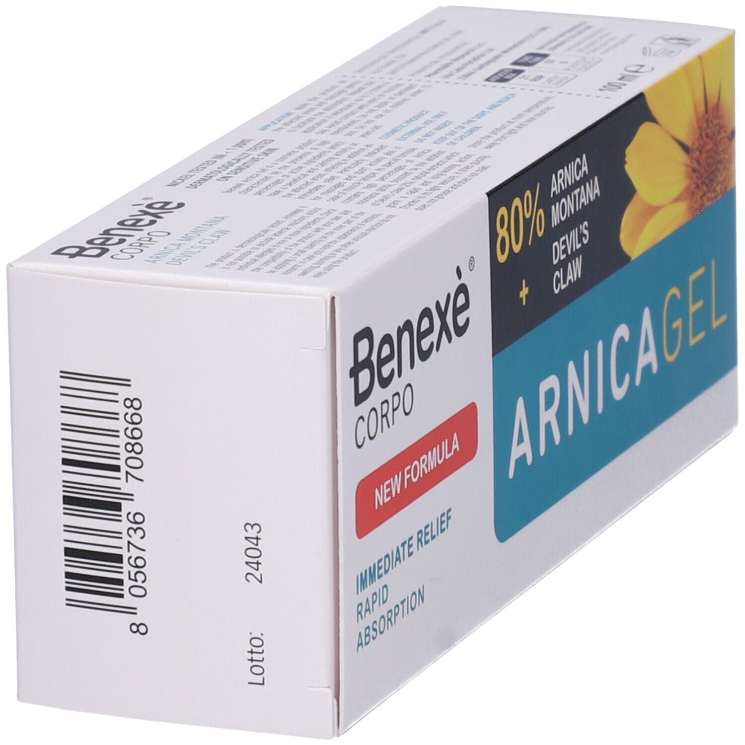 Benexé Corpo Arnica Gel 80%