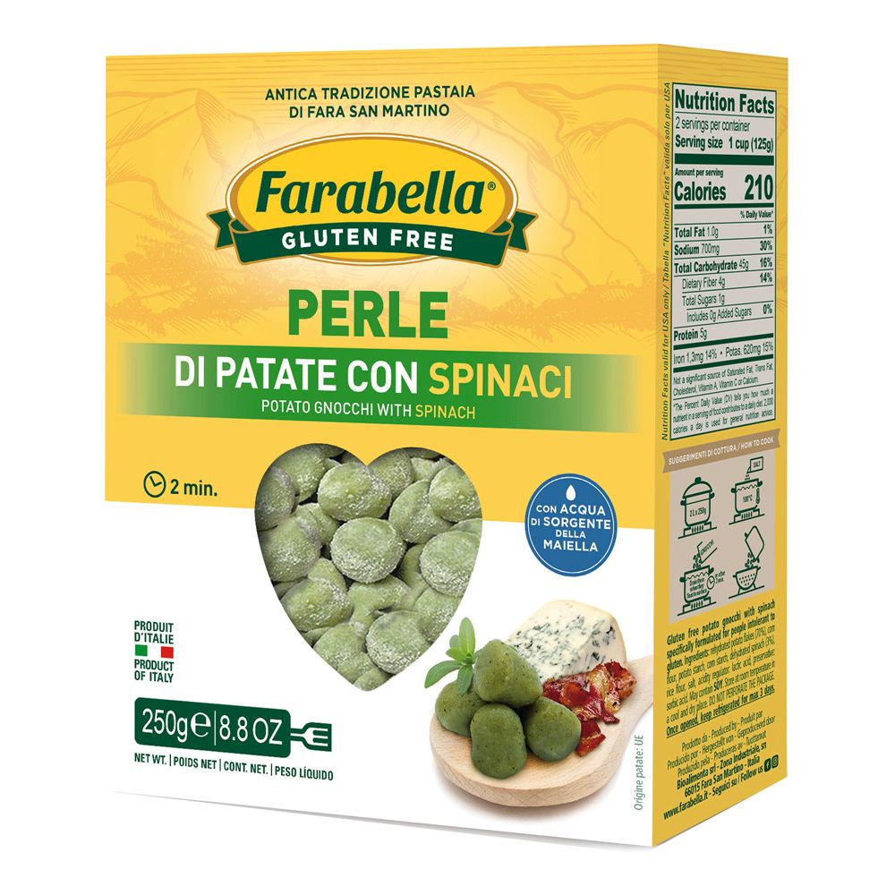 Farabella Perle Patate Spinaci 250 G