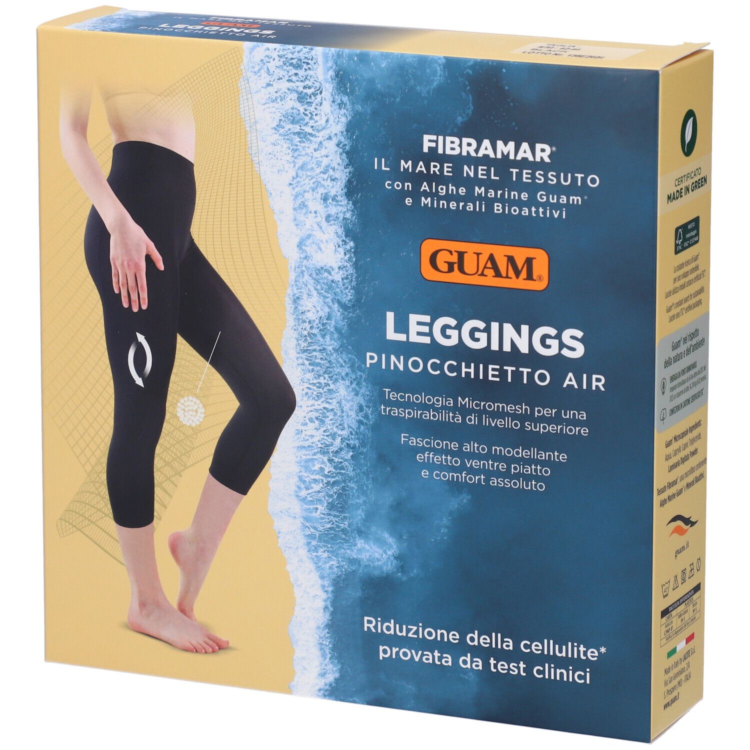 Guam Leggings Pinocchietto Air S/M - risparmia il 10% con il codice: Guam10
