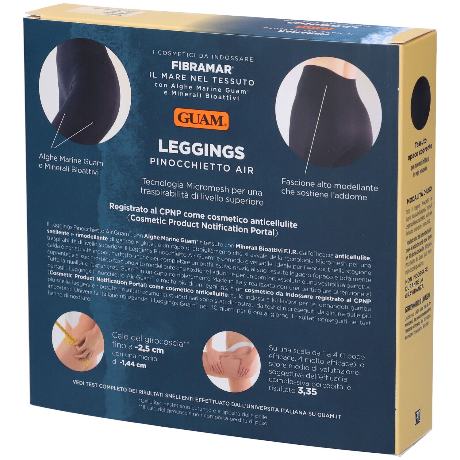 Guam Leggings Pinocchietto Air S/M - risparmia il 10% con il codice: Guam10