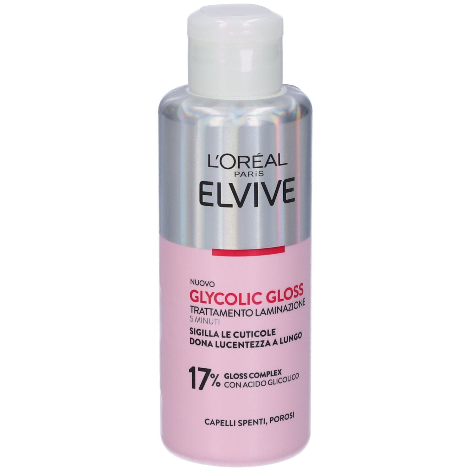 L´Oreal Elvive Glycolic Gloss Trattamento Laminazione 5 Minuti per Capelli Spenti