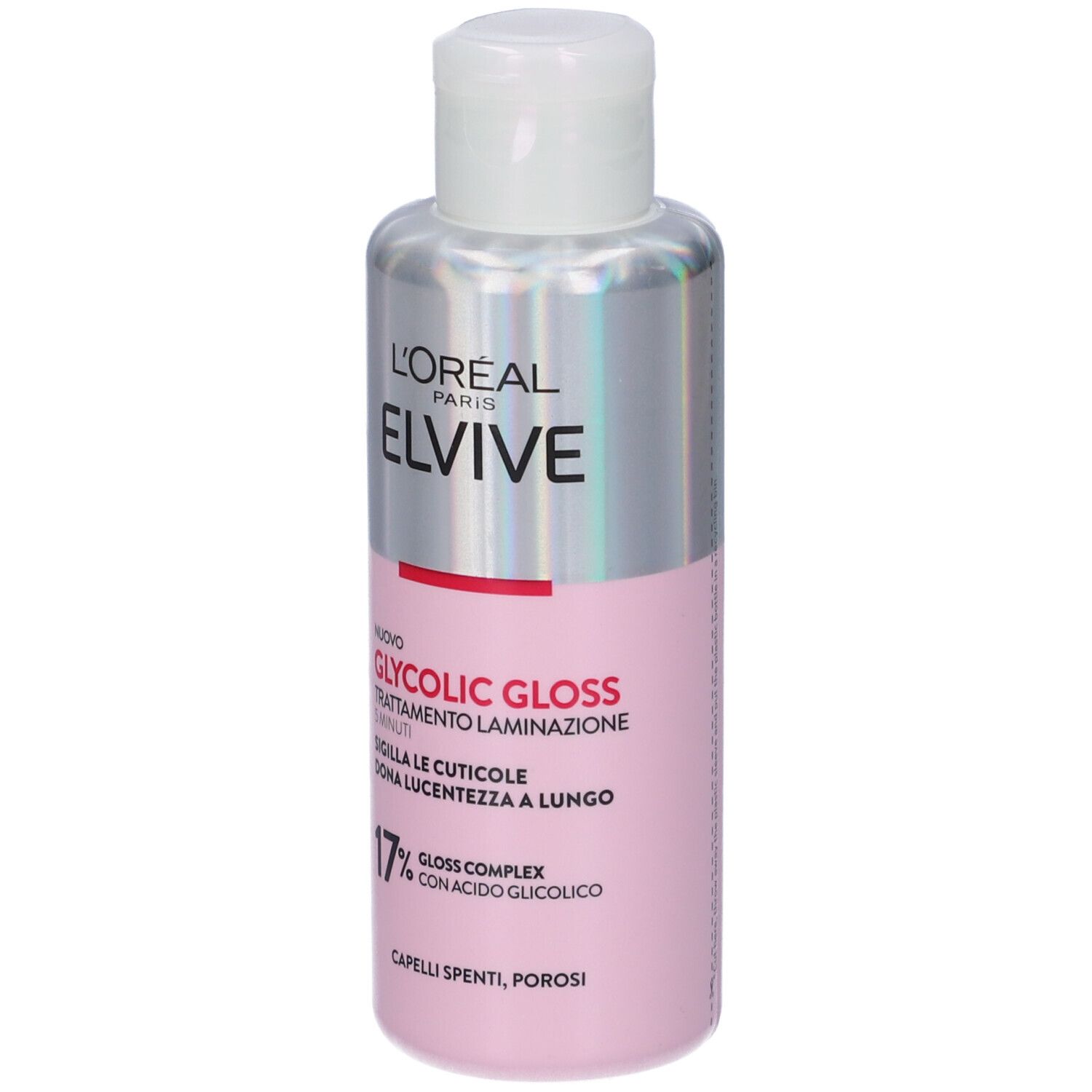 L´Oreal Elvive Glycolic Gloss Trattamento Laminazione 5 Minuti per Capelli Spenti