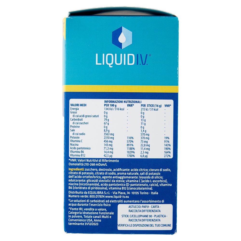 Liquid I.V. Hydration Multiplier Limone