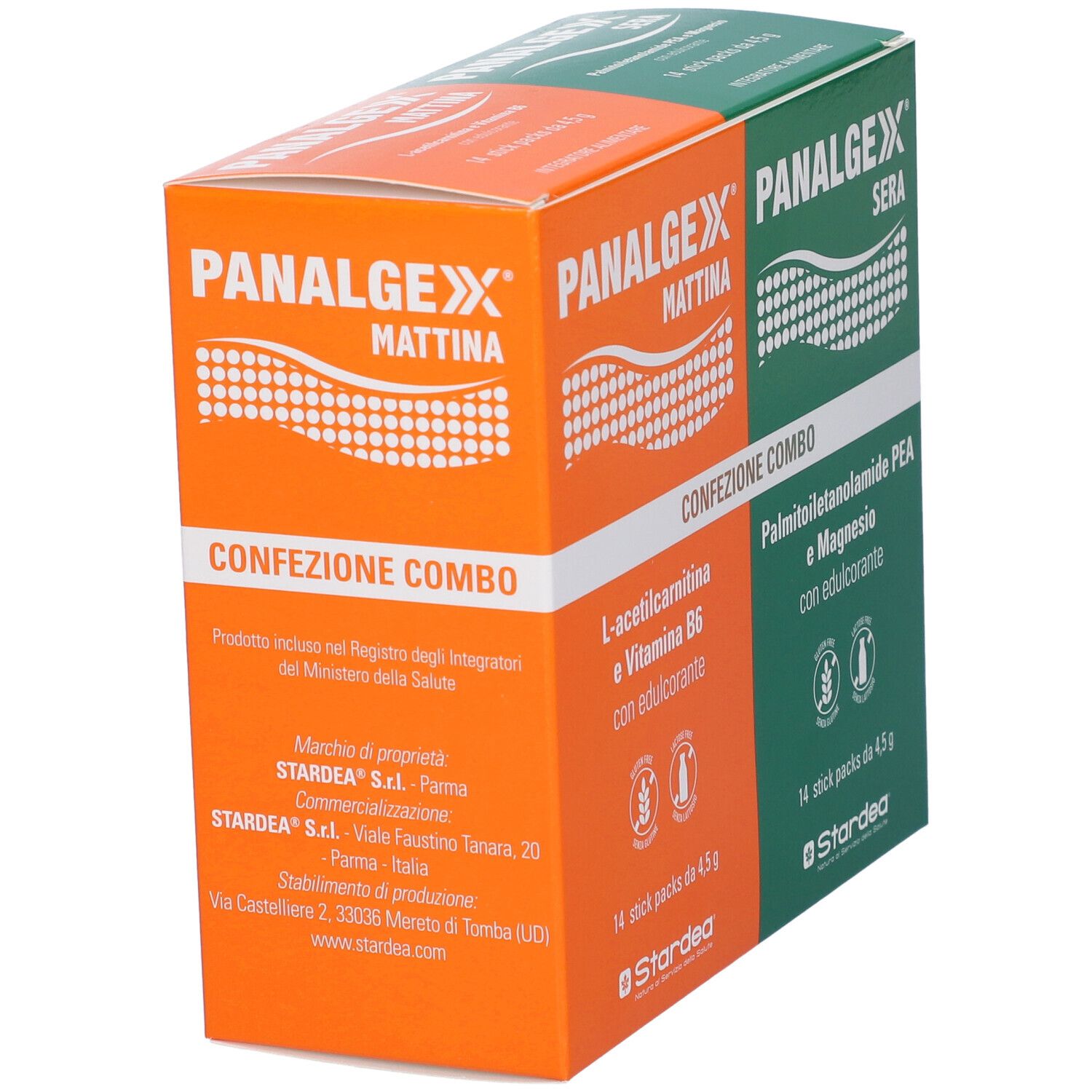 Panalgexx Mattina Stickpack + Panalgexx Sera Stickpack Confezione Combo