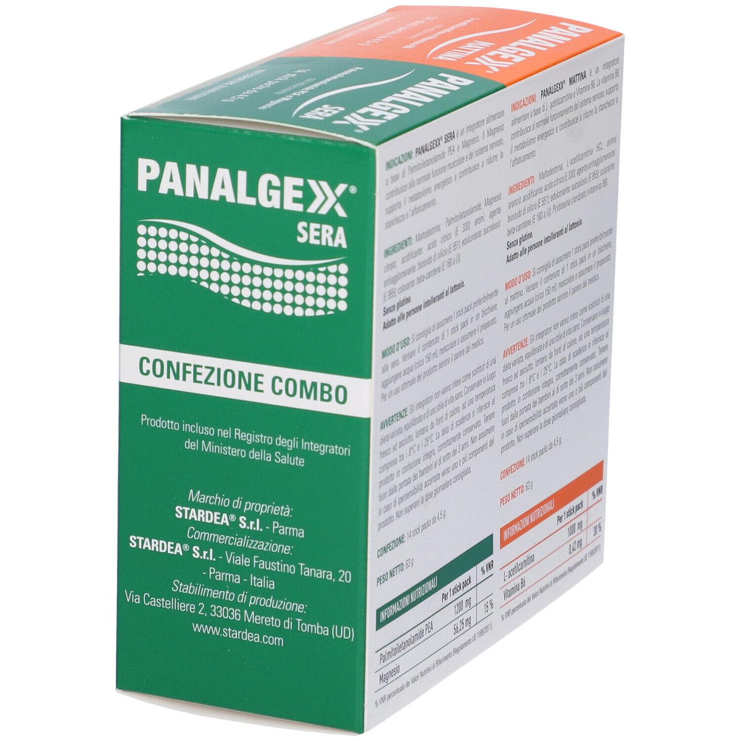 Panalgexx Mattina Stickpack + Panalgexx Sera Stickpack Confezione Combo