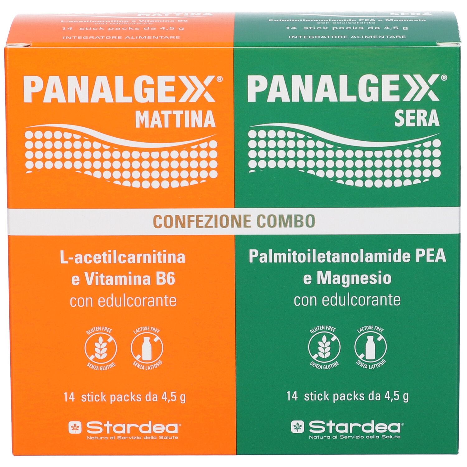 Panalgexx Mattina Stickpack + Panalgexx Sera Stickpack Confezione Combo