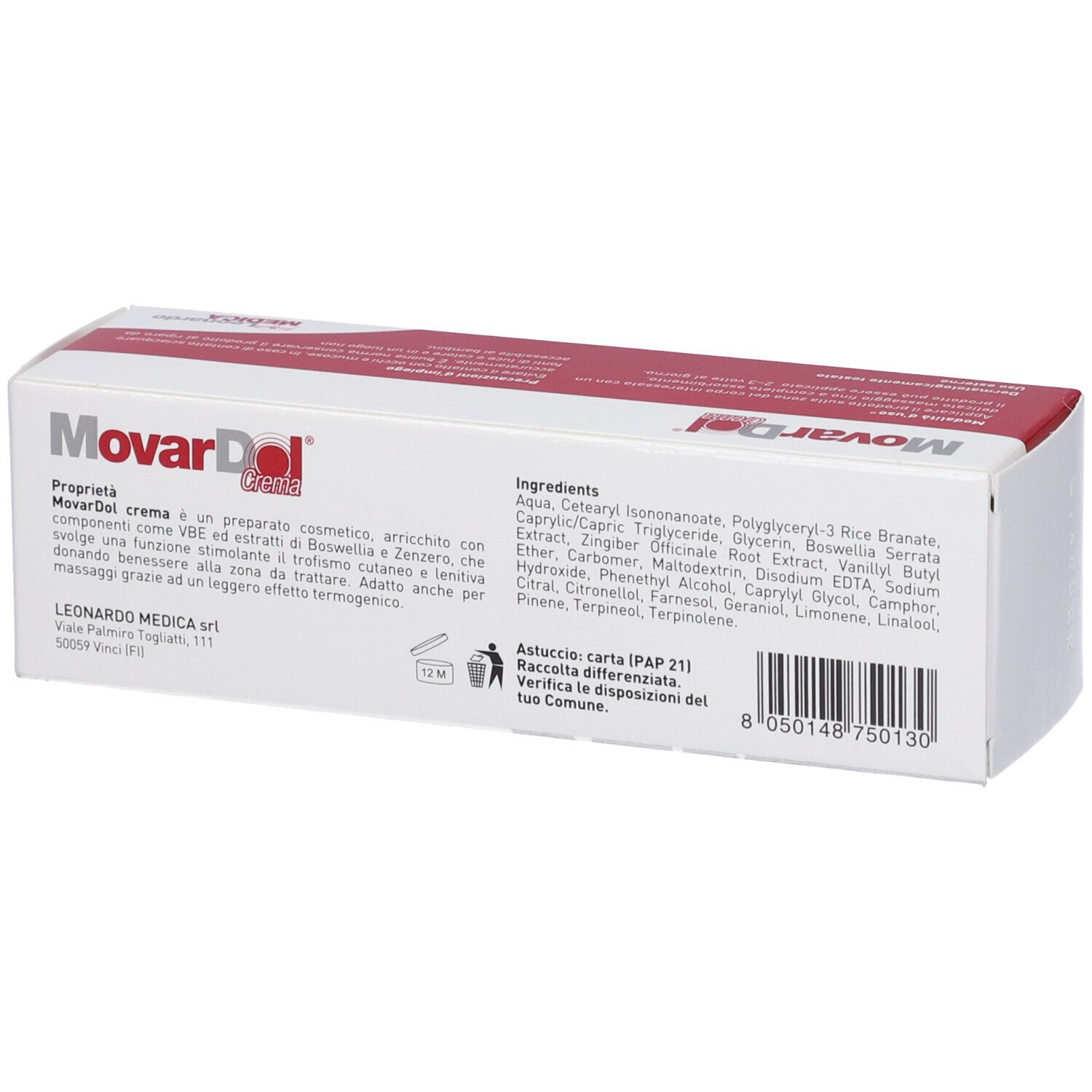 Movardol Crema 75 Ml