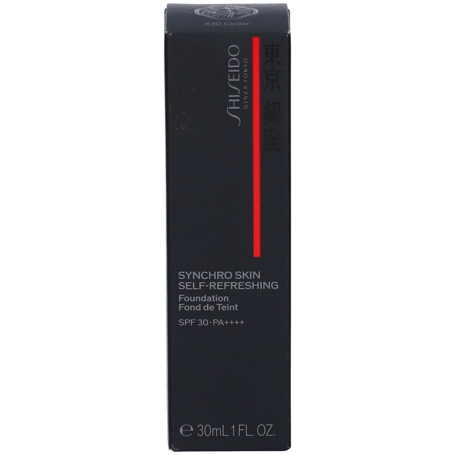 Scatola Shiseido Synchro Skin Self-Refreshing Foundation, SPF 30-PA++++, 30ml.