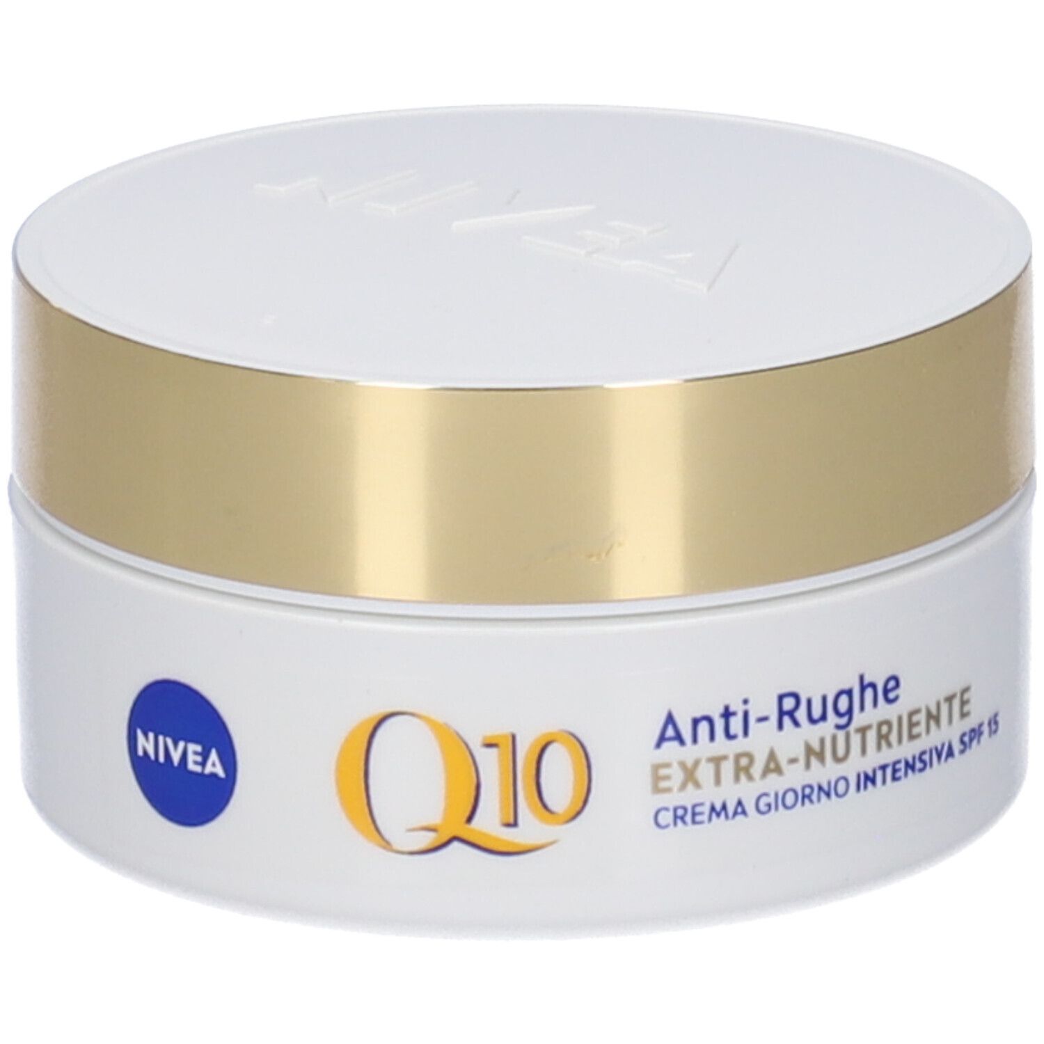 Nivea Q10 Anti-Rughe Extra Nutriente Crema Giorno Riparatrice SPF 15 50 ml, Crema viso antirughe