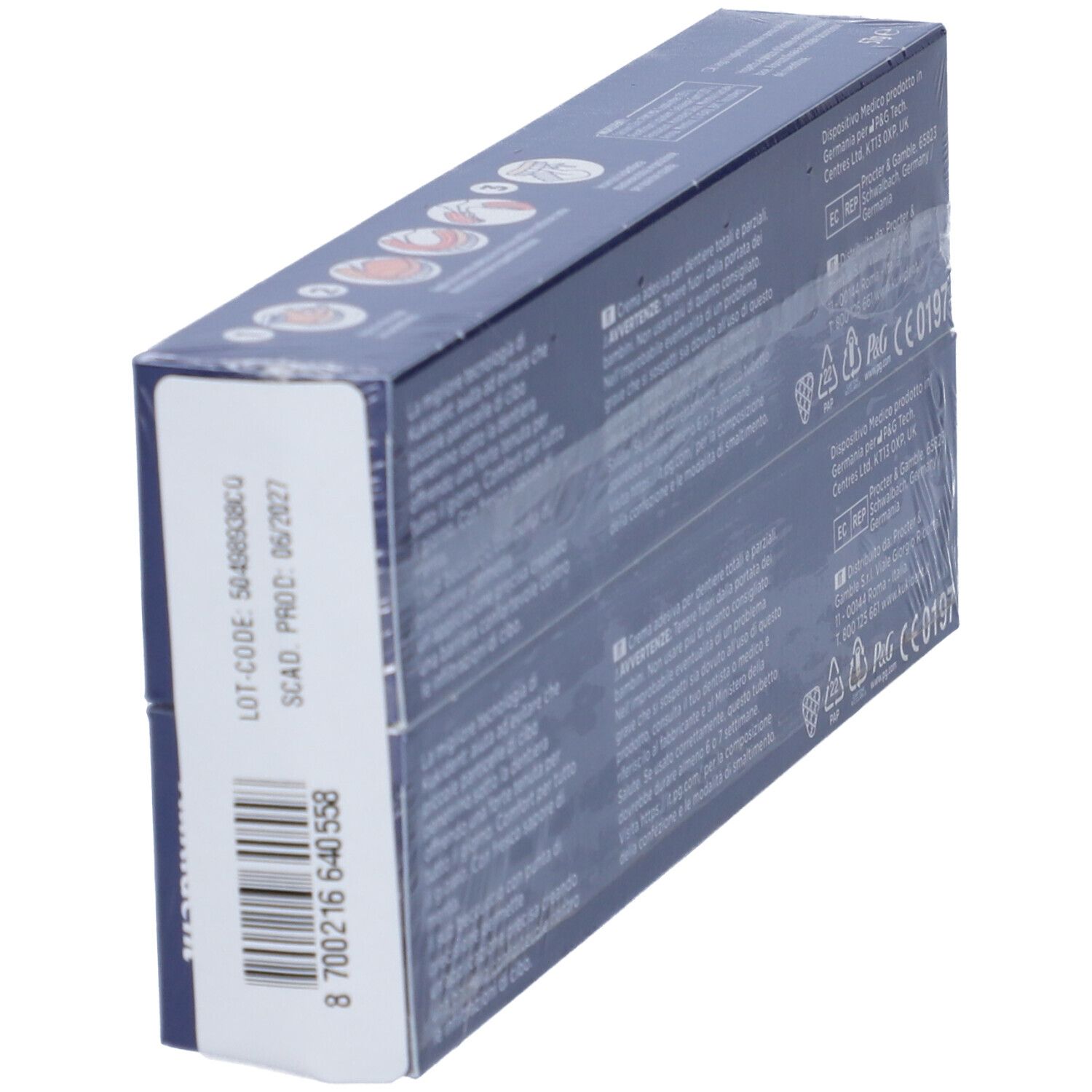 Kukident Ultimate Barriera Anti-cibo Crema Adesiva Sapore Fresco Bi-Pack