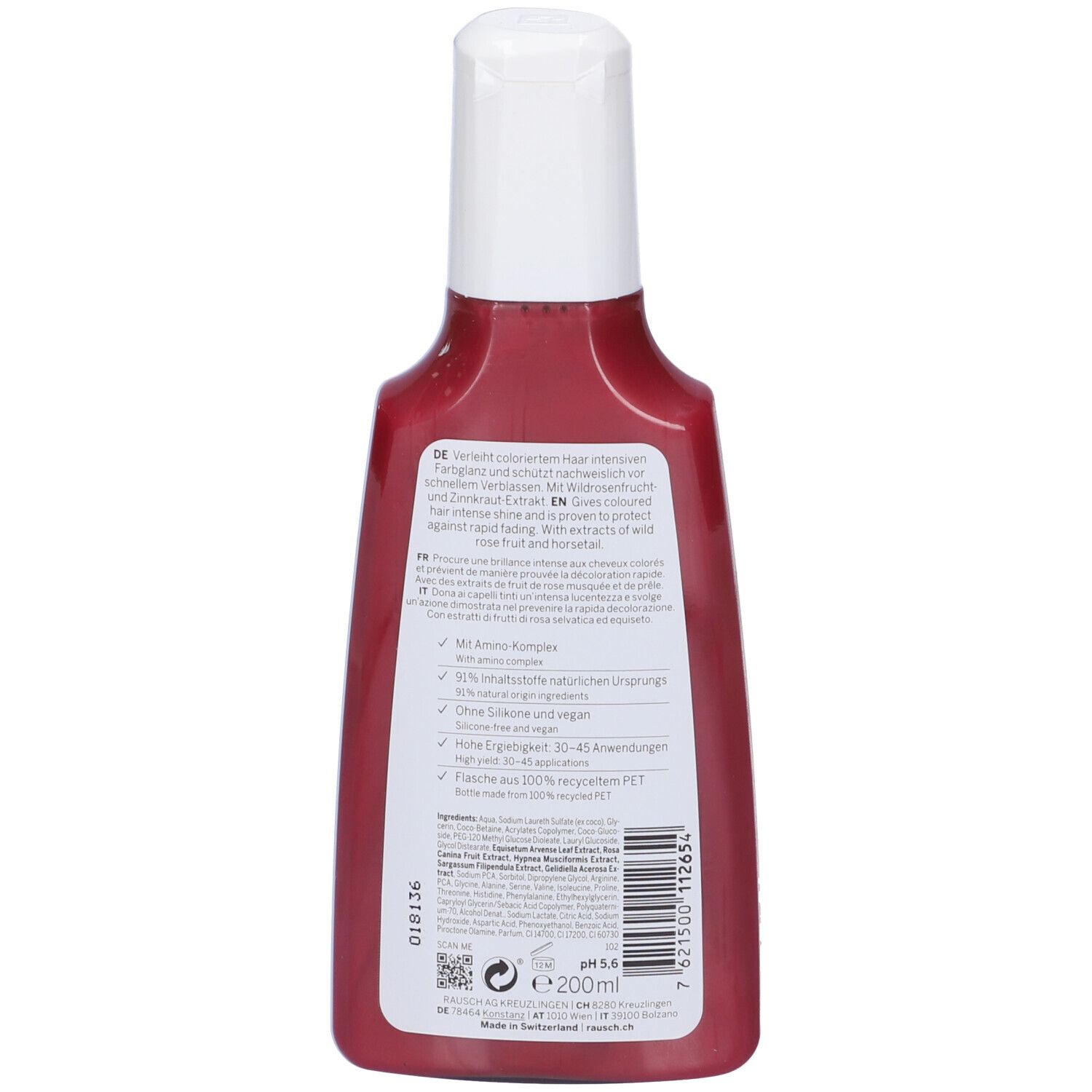 RAUSCH Shampoo Colorprotettivo Alla Rosa Selvatica