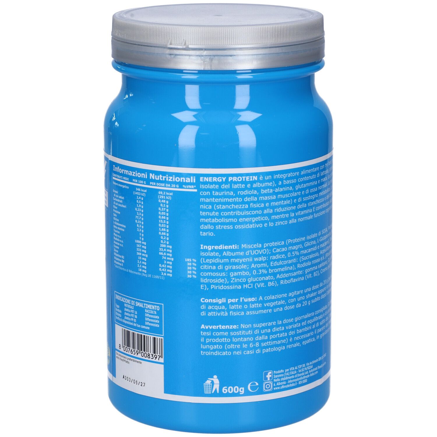 Ultimate Energy Protein Gusto Cacao