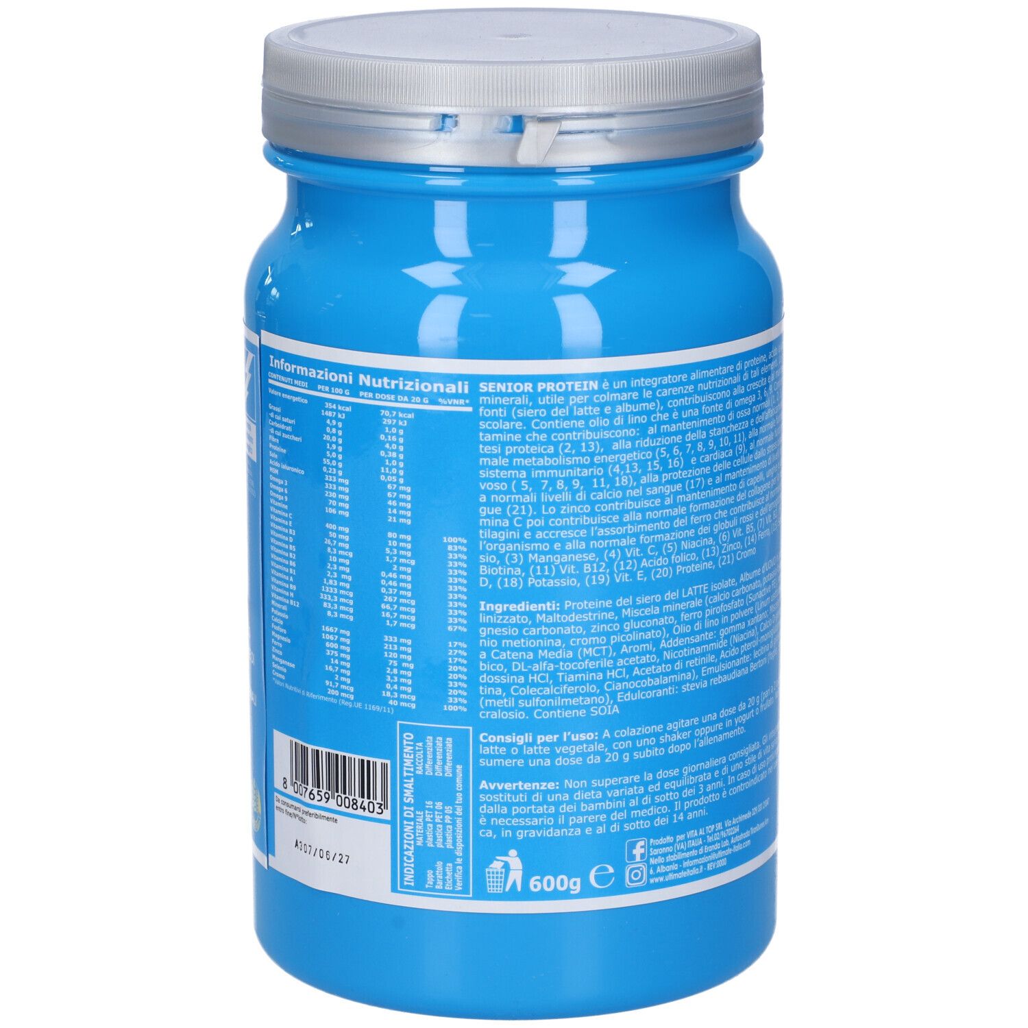 Ultimate Senior Protein Gusto Cacao