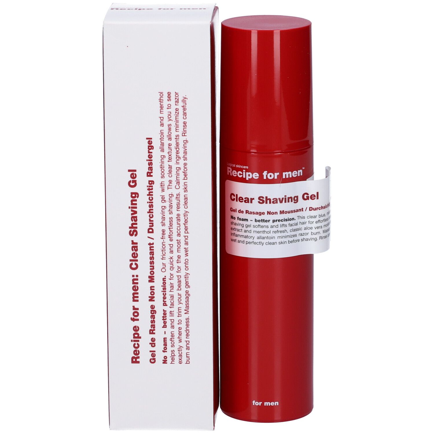 Recipe For Men Clear Gel Rasatura