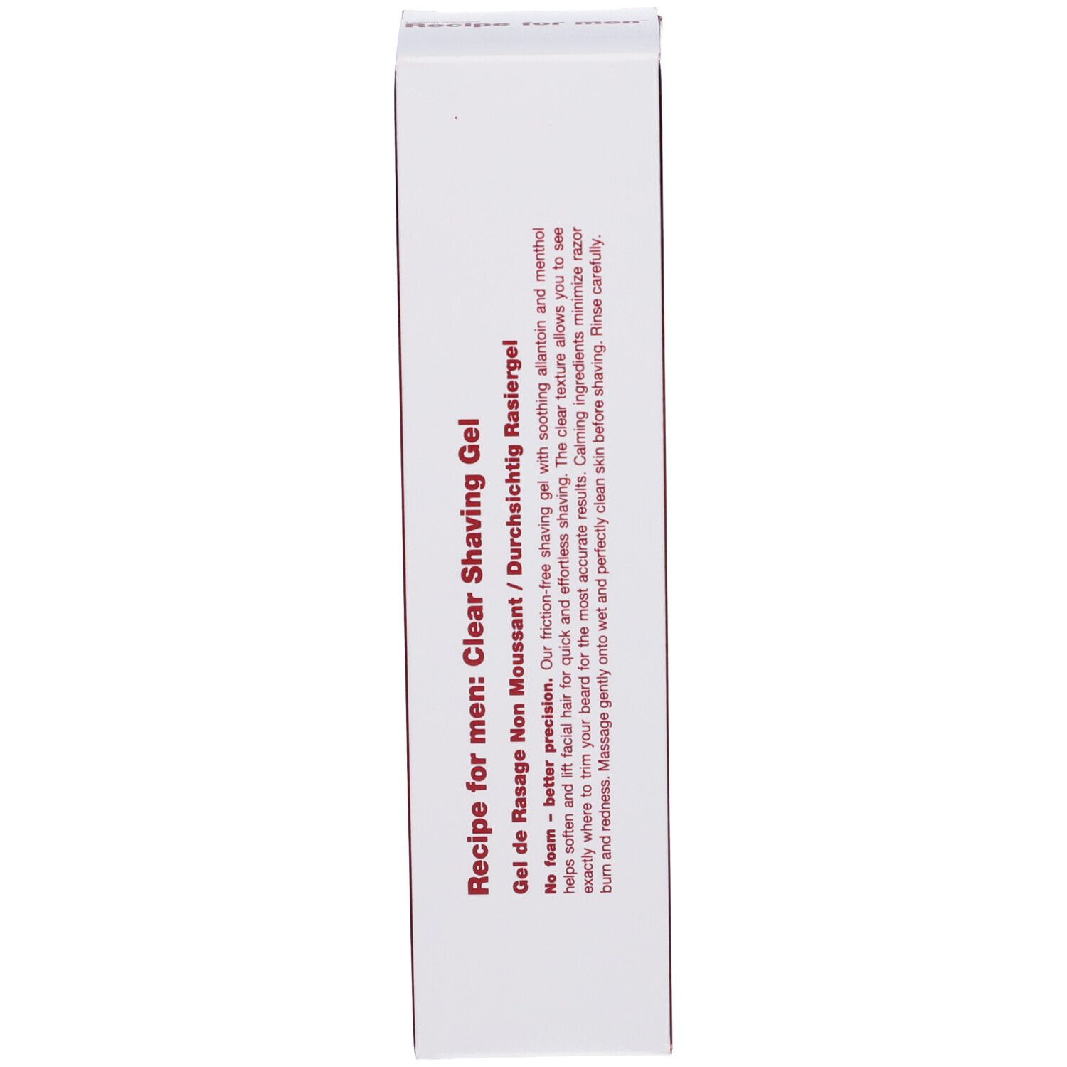 Recipe For Men Clear Gel Rasatura