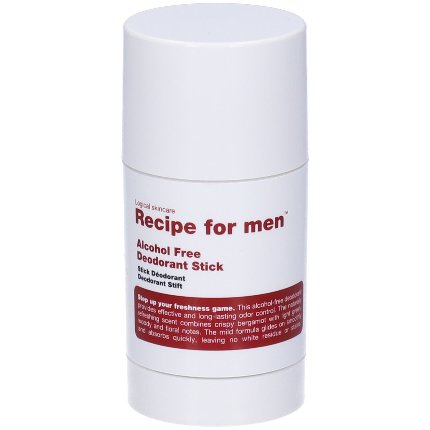 Recipe For Men Alcohol-Free Deodorante Stick