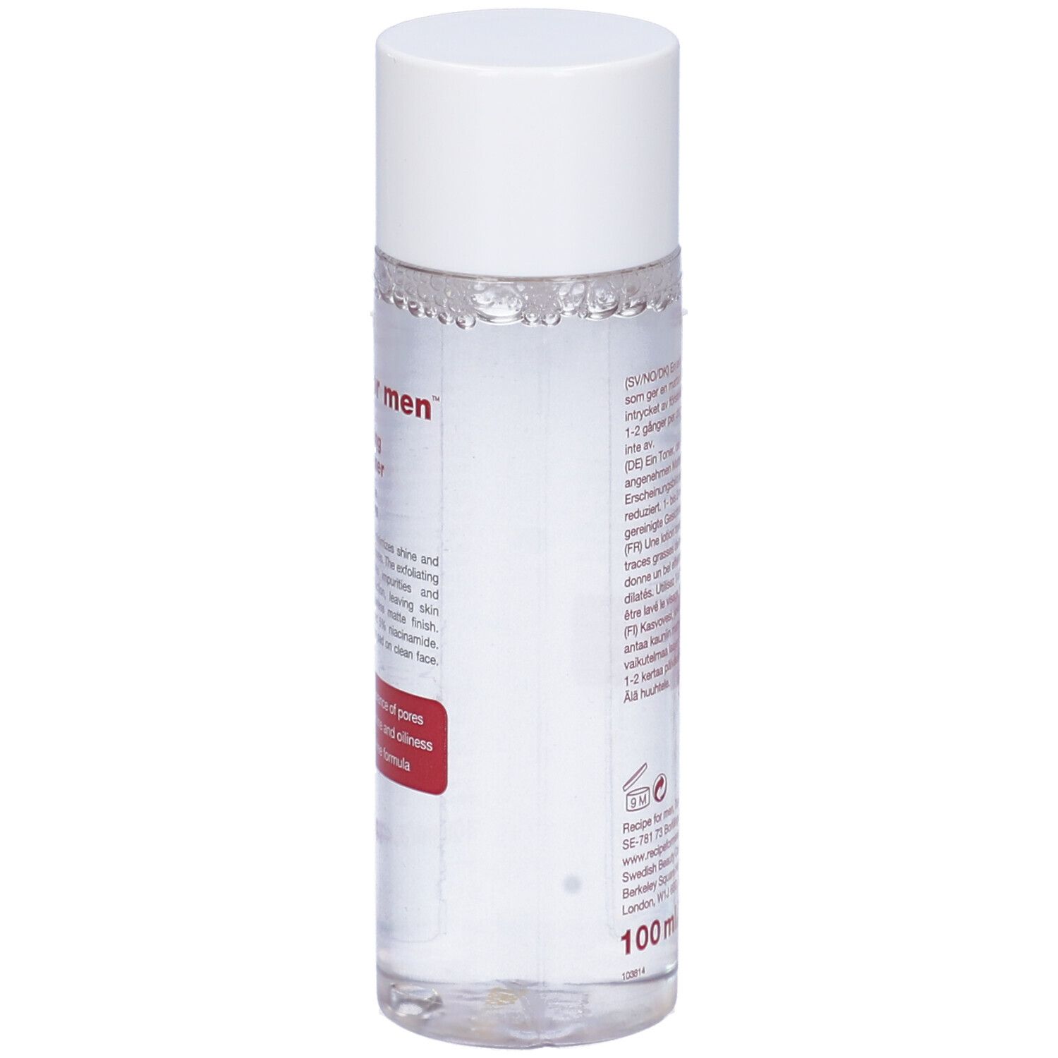 Recipe For Men Pore Minimizing Tonico Anti-Lucidità
