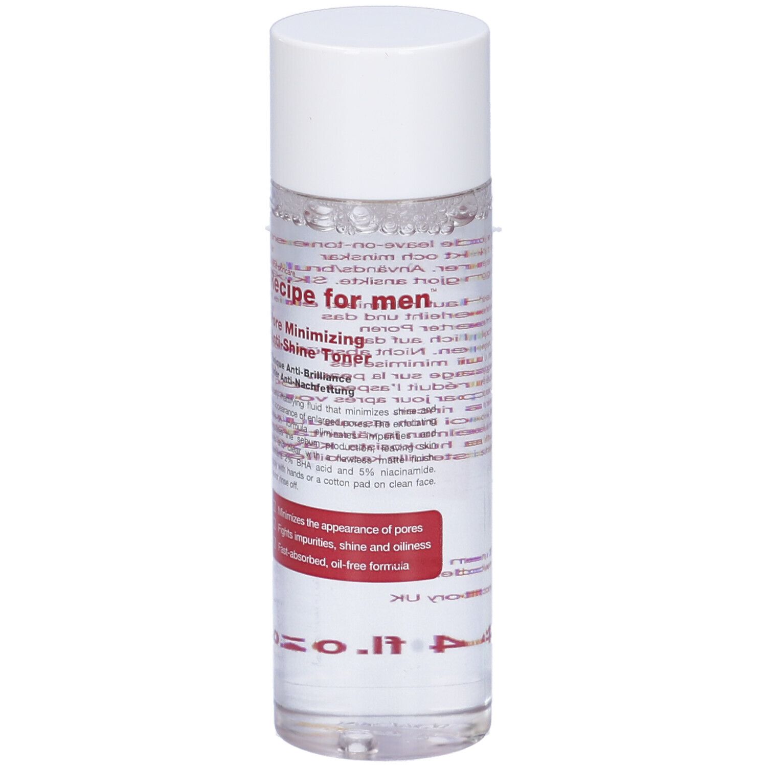 Recipe For Men Pore Minimizing Tonico Anti-Lucidità