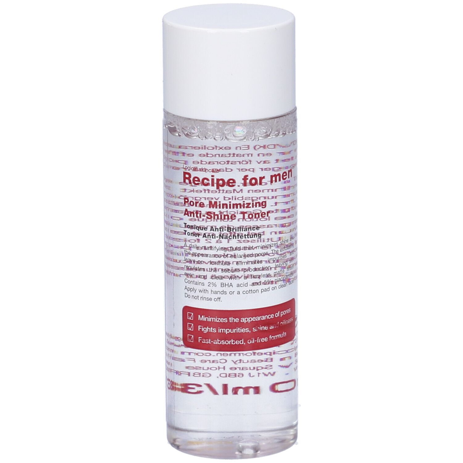 Recipe For Men Pore Minimizing Tonico Anti-Lucidità