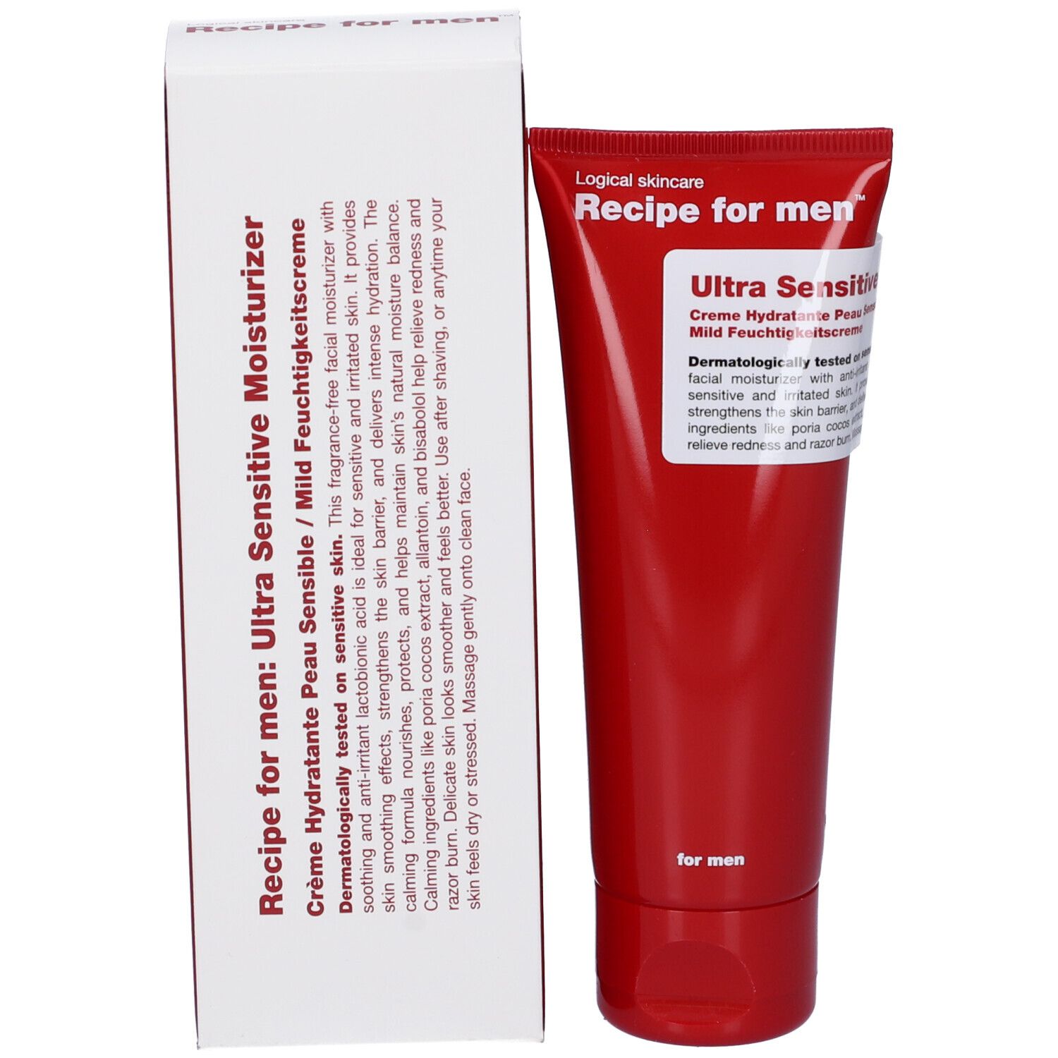 Recipe For Men Ultre Senstive Crema Idratante