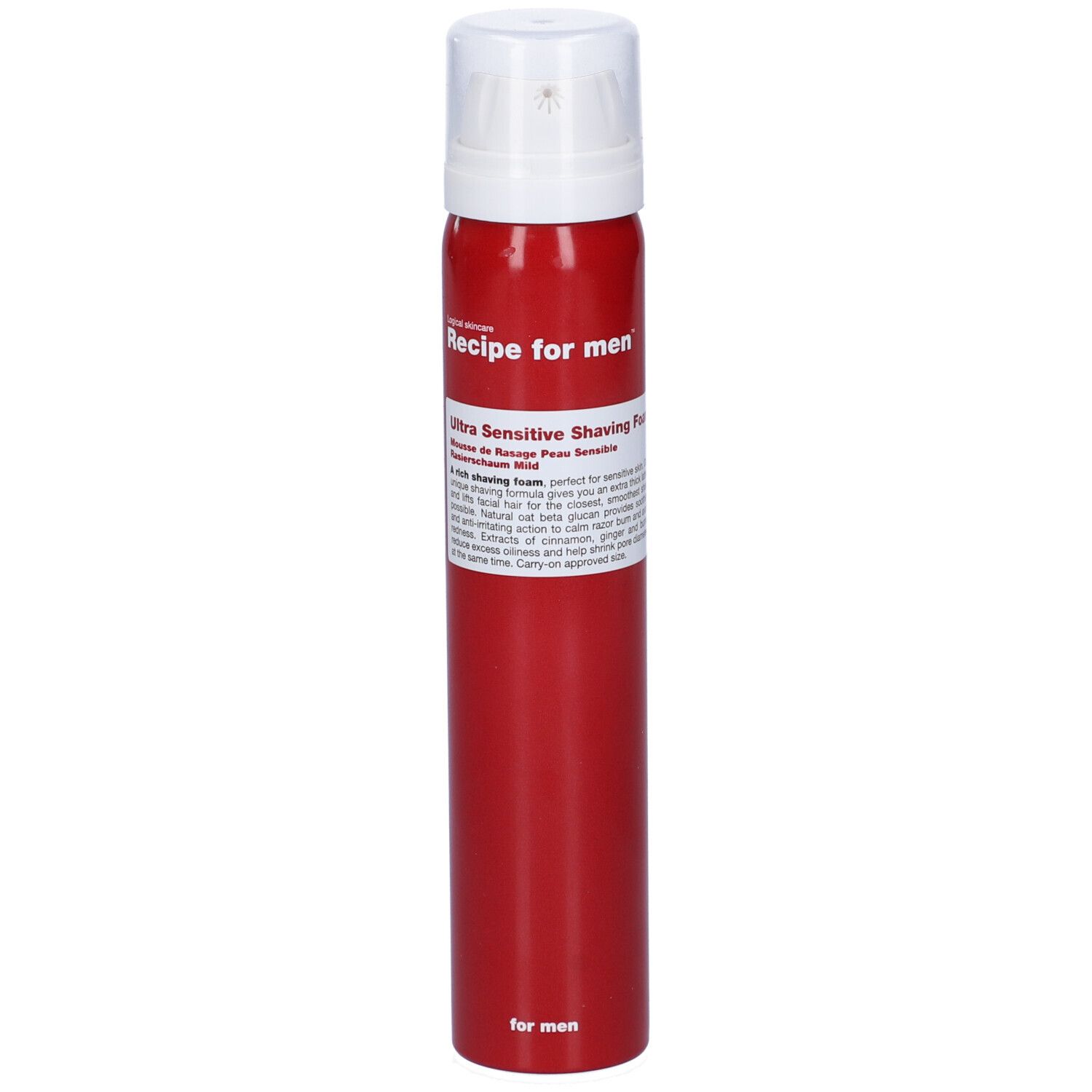 Recipe For Men Ultra Sensitive Schiuma Barba