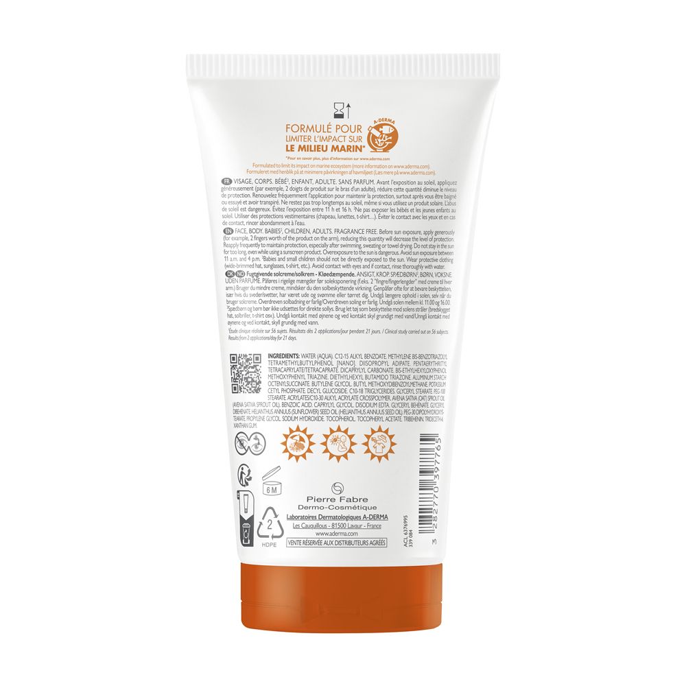 ADerma Exomega Control Crema SPF50+