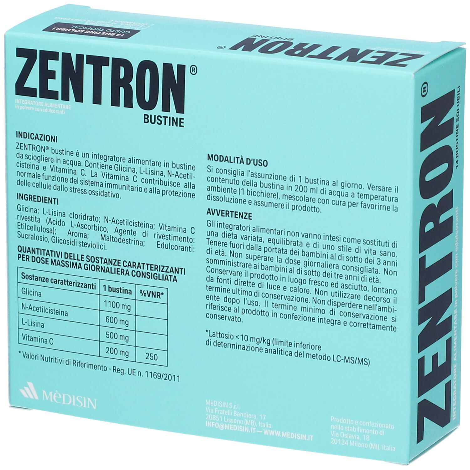 Zentron Bustine Gusto Tropical