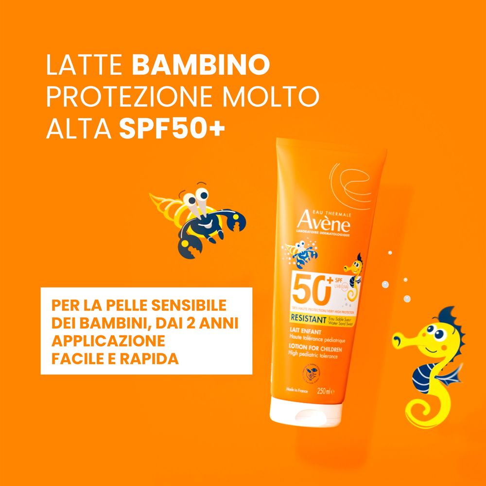 Eau Thermale Avène Latte bambino - Protezione molto alta SPF 50+