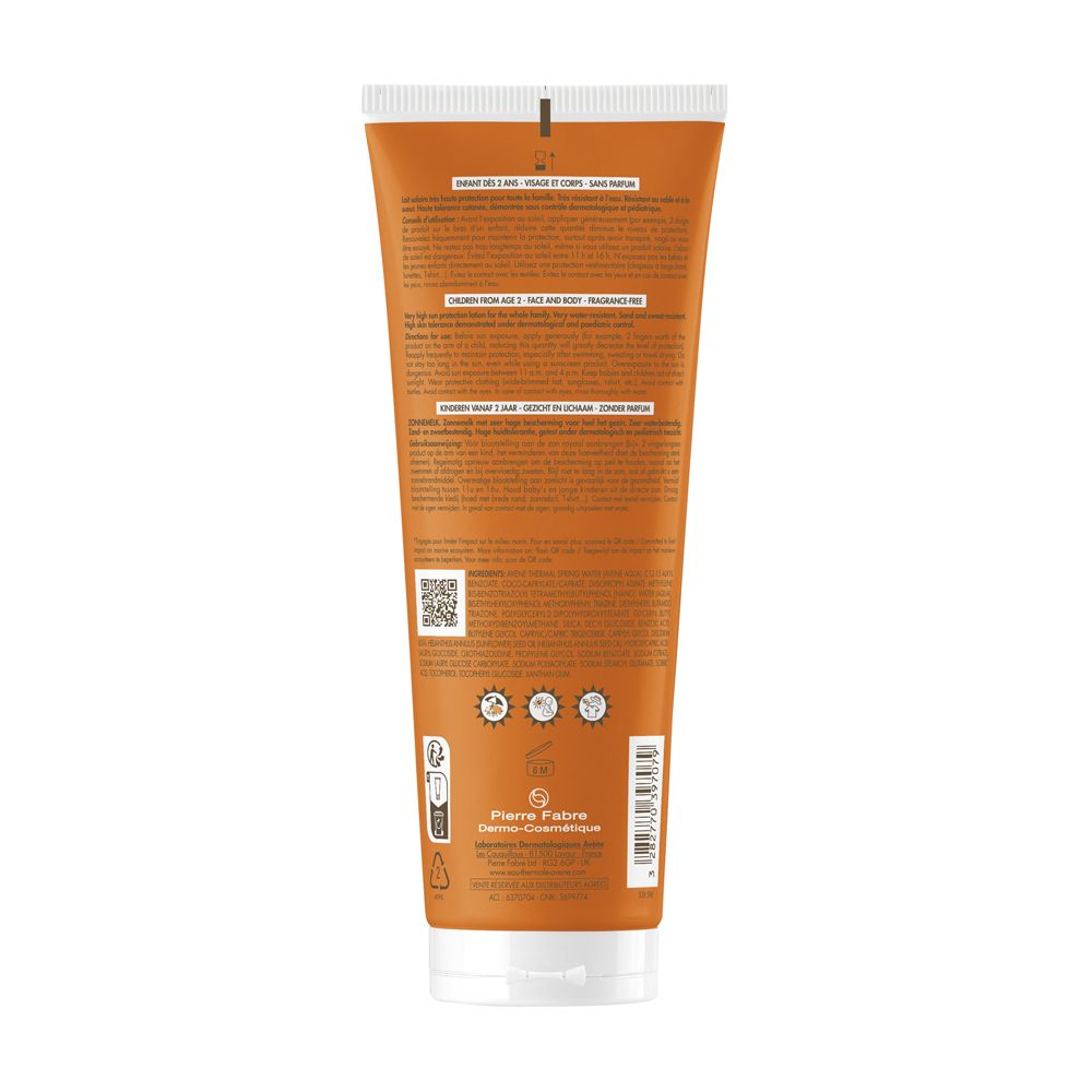 Eau Thermale Avène Latte bambino - Protezione molto alta SPF 50+