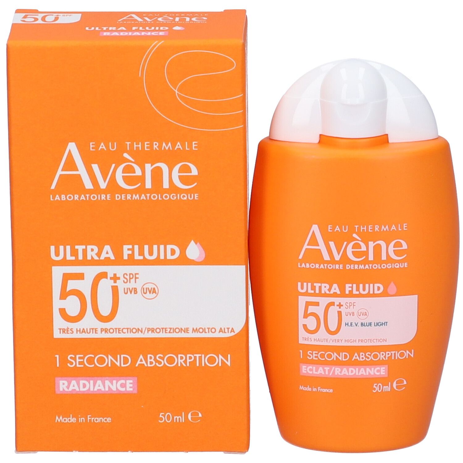 Eau Thermale Avène Ultra Fluid LuminositàSPF50+ 50ml - Illumina la pelle