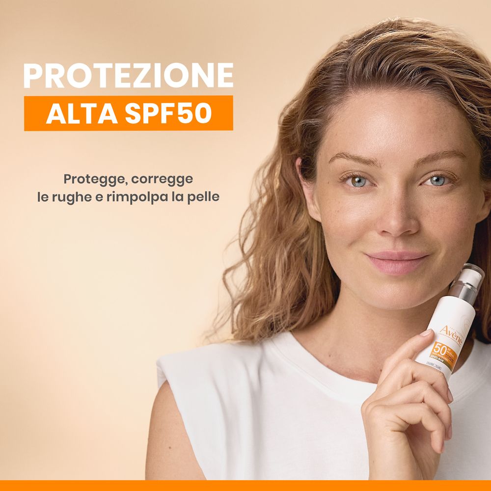 Eau Thermale Avène FLUIDO ANTI-ETÀ Protezione alta SPF 50