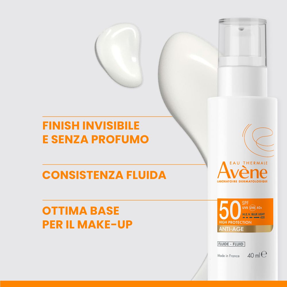 Eau Thermale Avène FLUIDO ANTI-ETÀ Protezione alta SPF 50