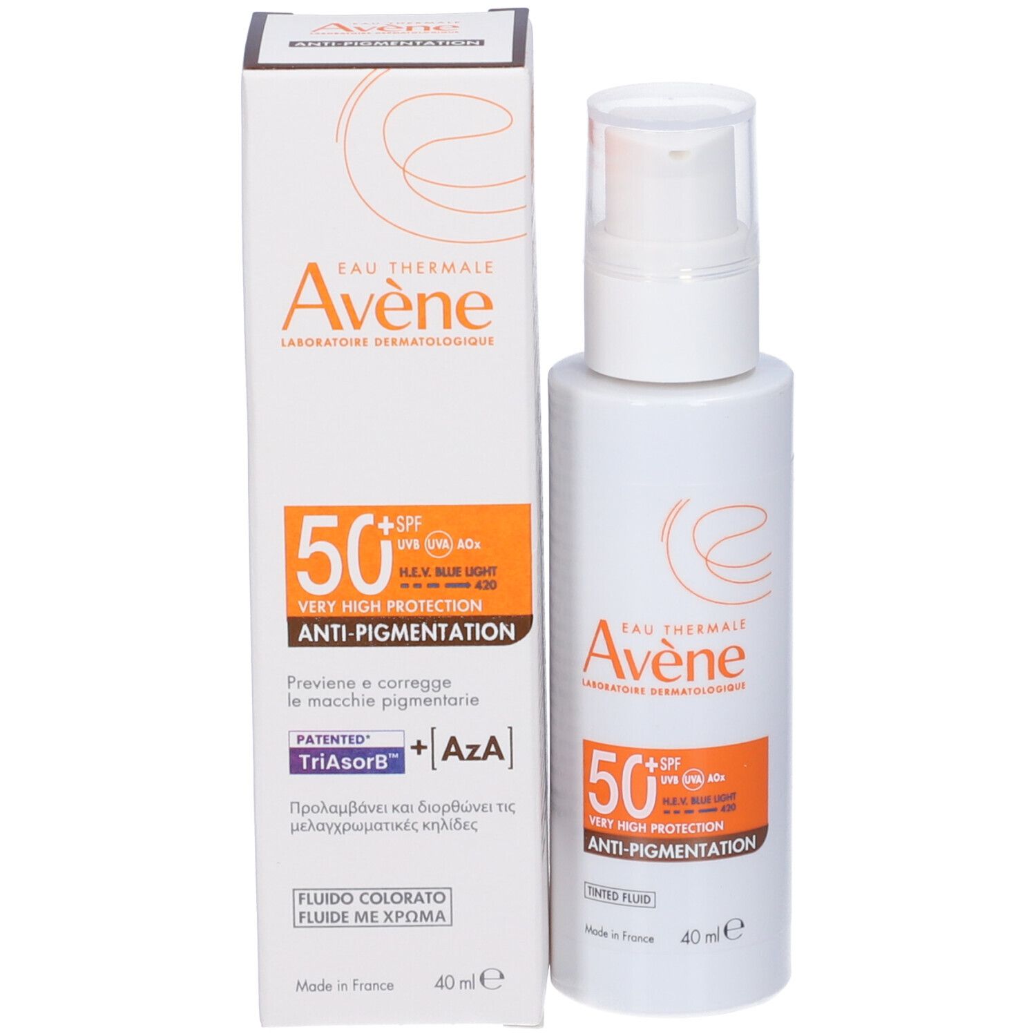 Eau Thermale Avène FLUIDO ANTI-MACCHIE Protezione molto alta SPF 50+