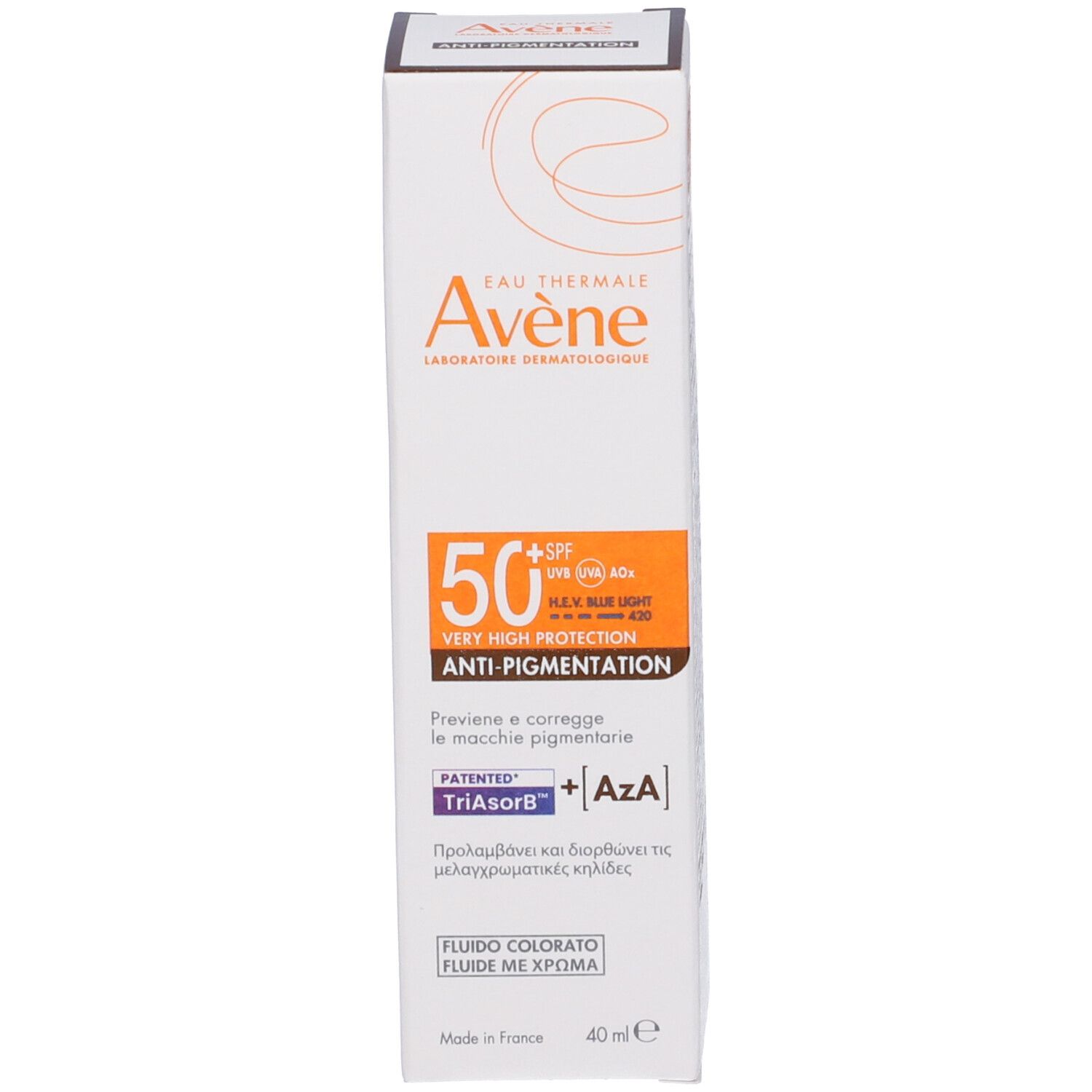 Eau Thermale Avène FLUIDO ANTI-MACCHIE Protezione molto alta SPF 50+