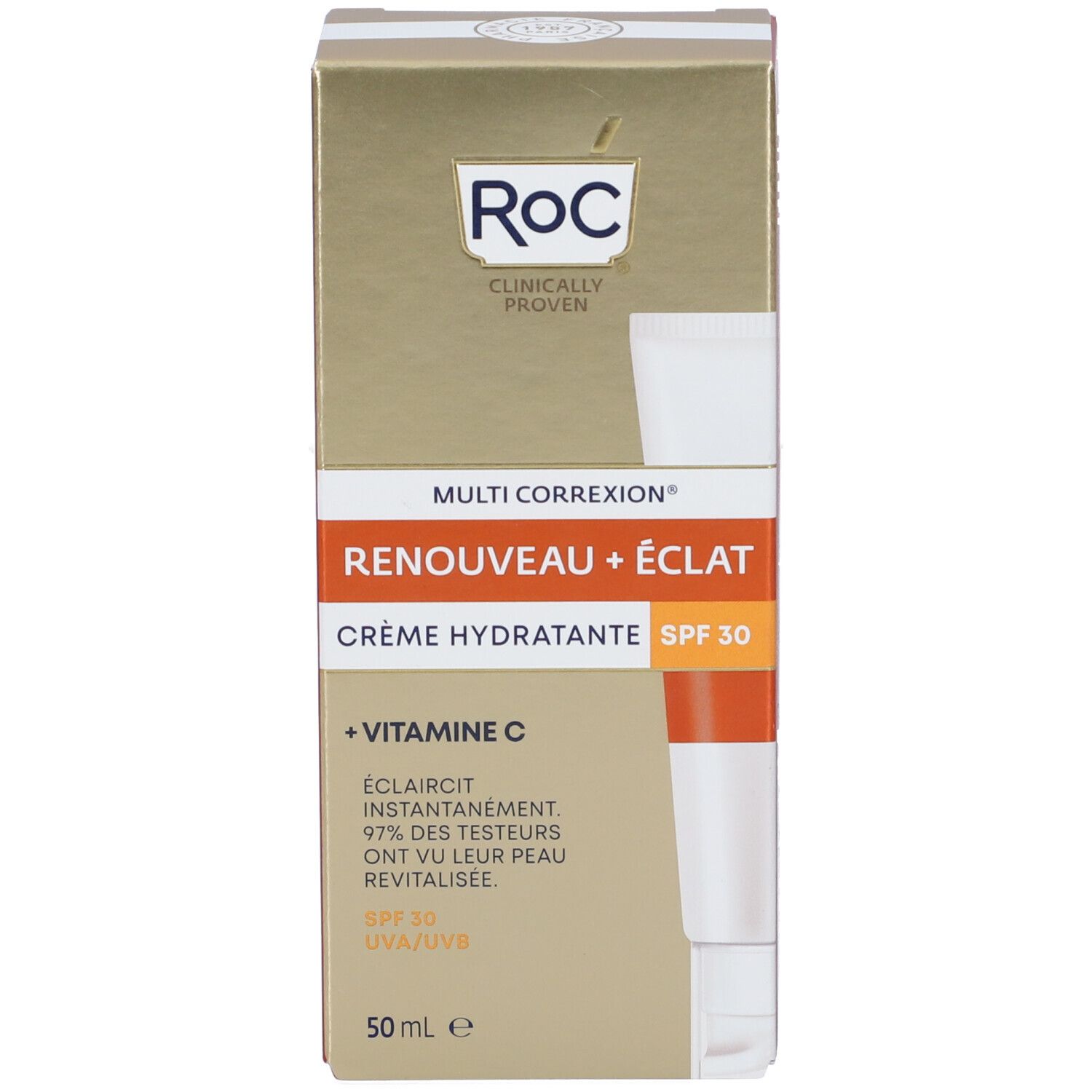 ROC Multi Correxion Revive + Glow Crema Idratante SPF30