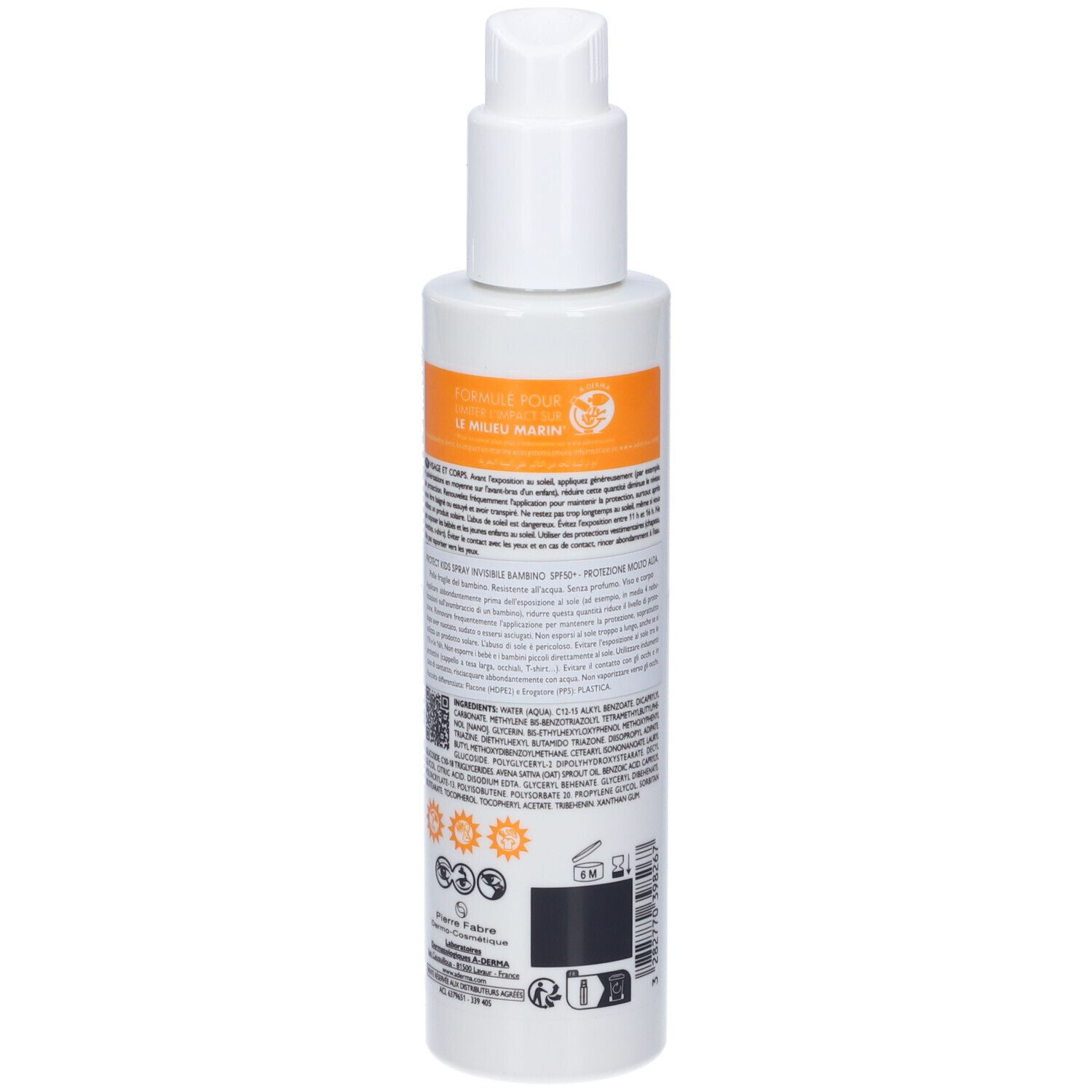 A-Derma Protect Kids Spray Invisibile SPF50+