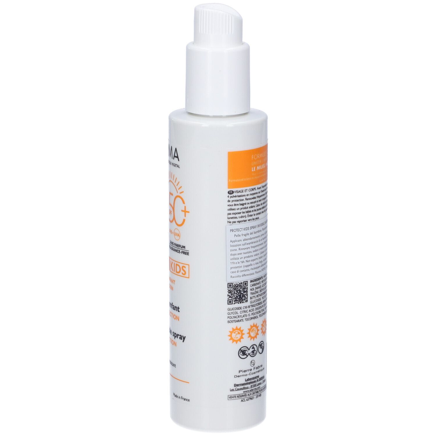 A-Derma Protect Kids Spray Invisibile SPF50+