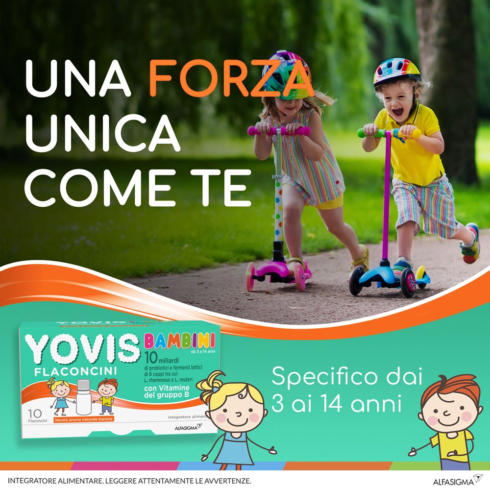 Yovis Bambini Banana 10 Flaconcini Da 10 Ml
