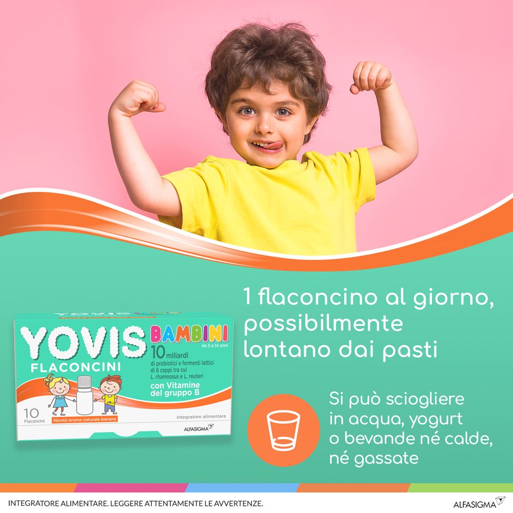 Yovis Bambini Banana 10 Flaconcini Da 10 Ml