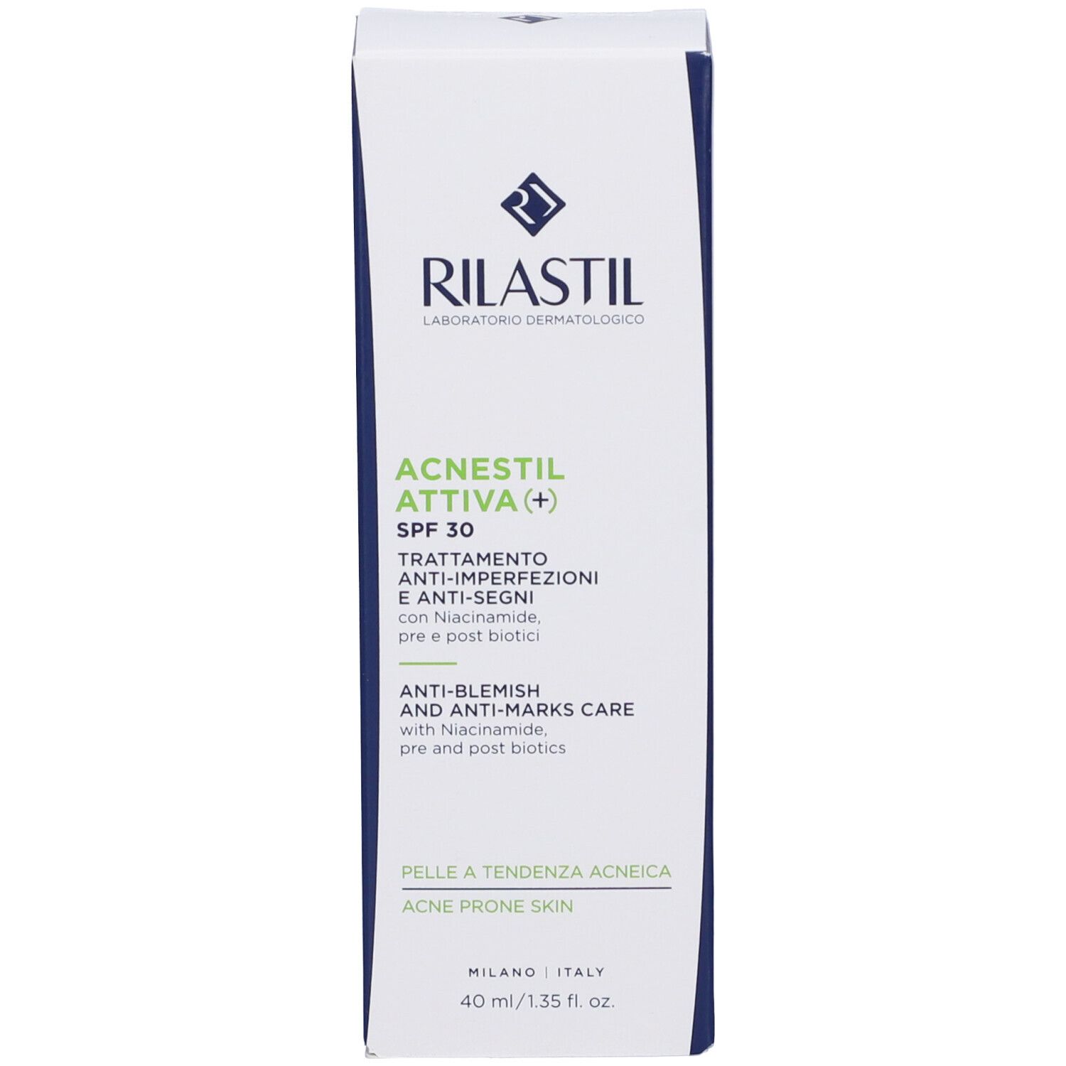 Rilastil Acnestil Attiva+ Trattamento Anti-Imperfezioni Anti-Segni Crema SPF30