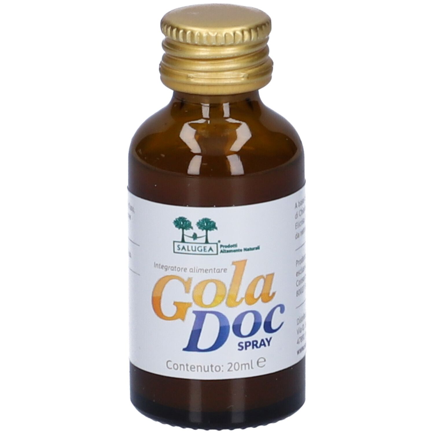 Goladoc Salugea - Spray Gola Naturale, con Propoli, senza Alcool