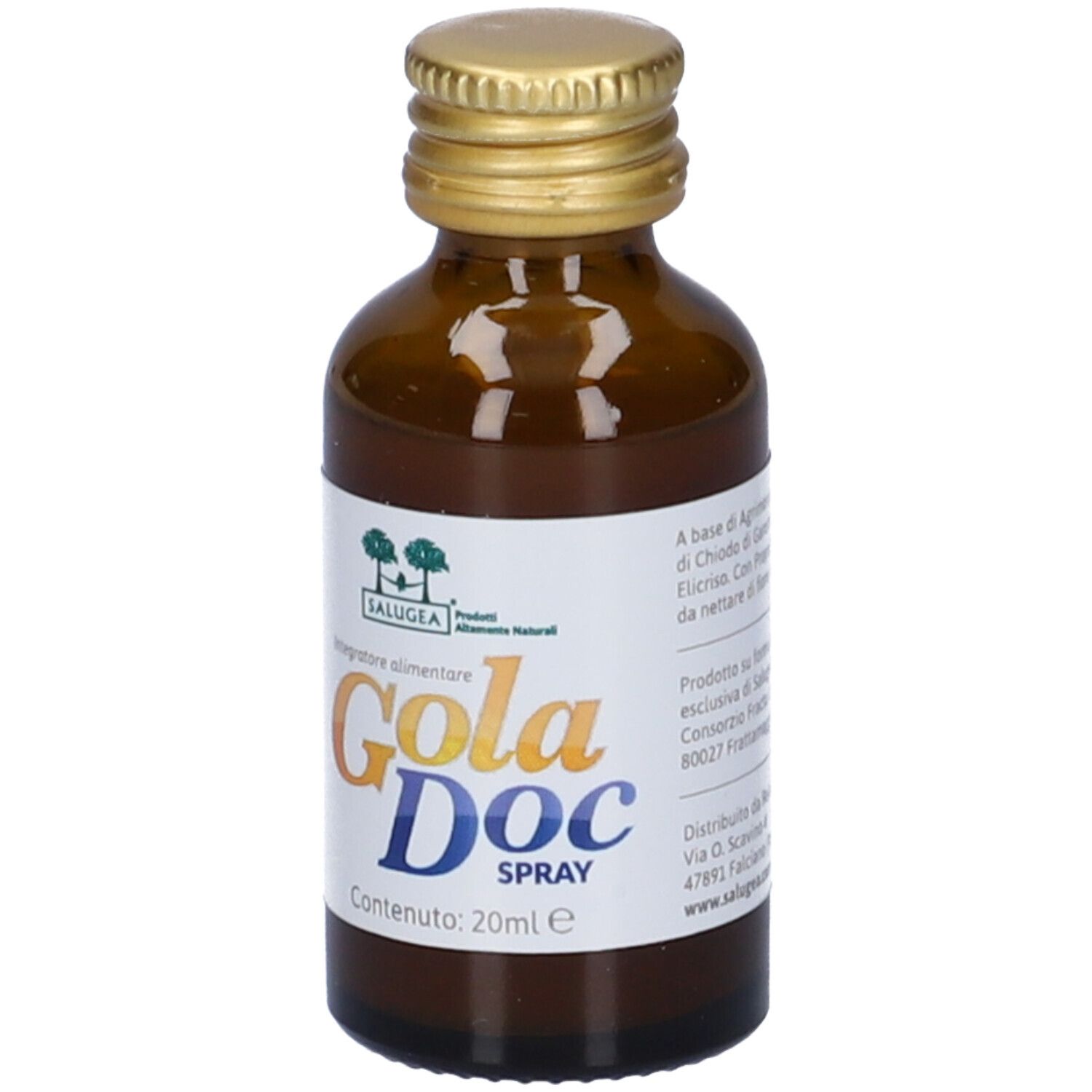 Goladoc Salugea - Spray Gola Naturale, con Propoli, senza Alcool