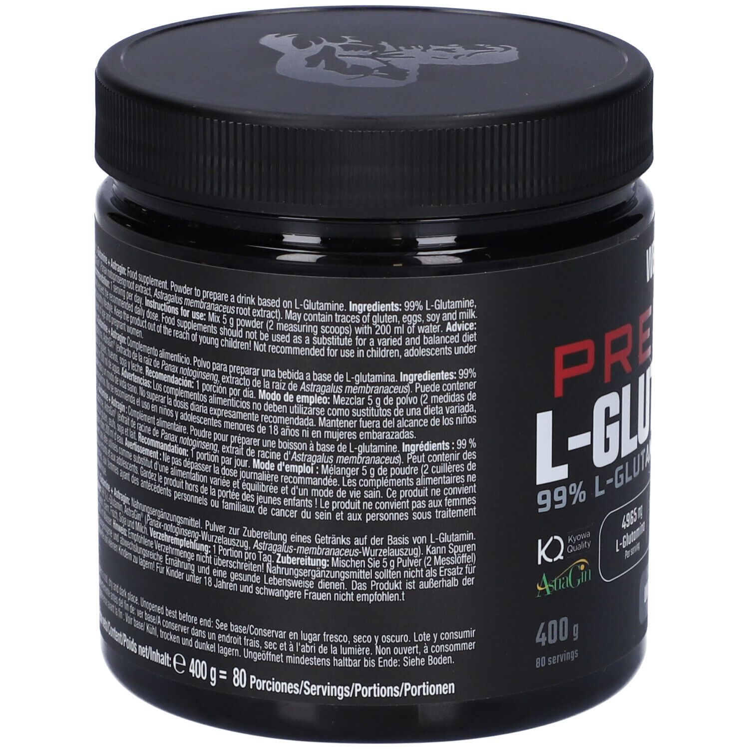 Weider Premium L-Glutamina + AstraGin Neutral Polvere