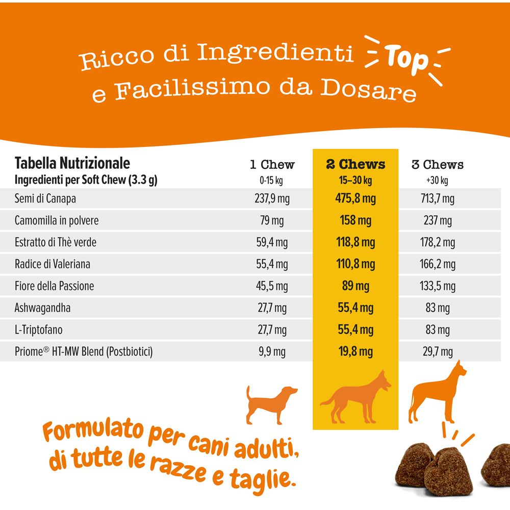 Zesty Paws® Calming Chews Integratore Comportamento
